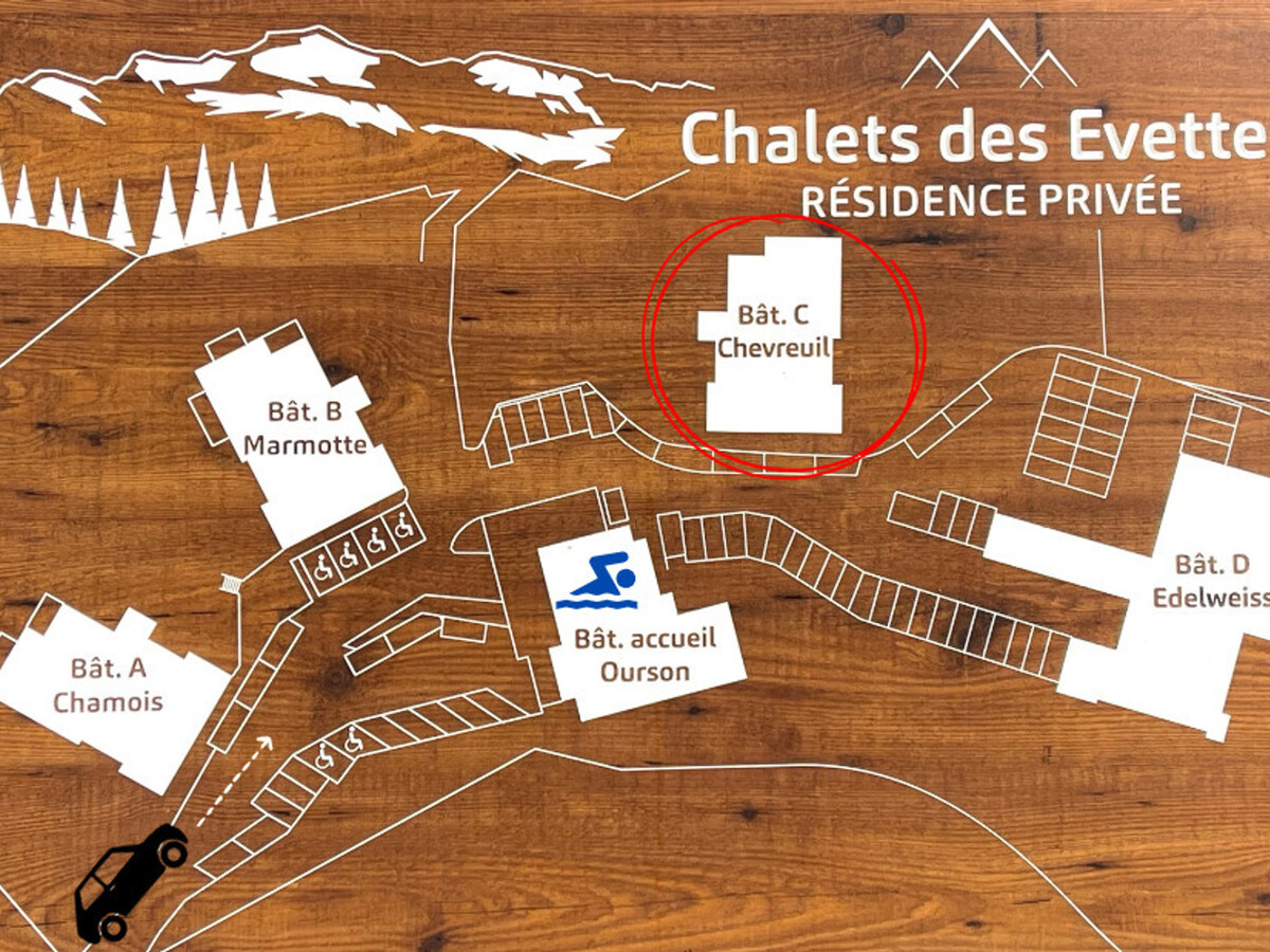 Appartement Genepi 2 chambres, accès pistes et piscine - Photo 15