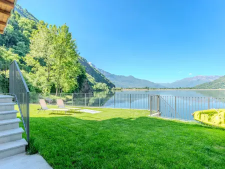 Appartement Cigno - Lago di Mezzola, vue lac et montagnes : photo 4