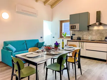 Appartement Cigno - Lago di Mezzola, vue lac et montagnes : photo 7
