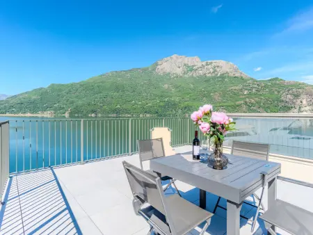 Appartement Cigno - Lago di Mezzola, vue lac et montagnes : photo 13