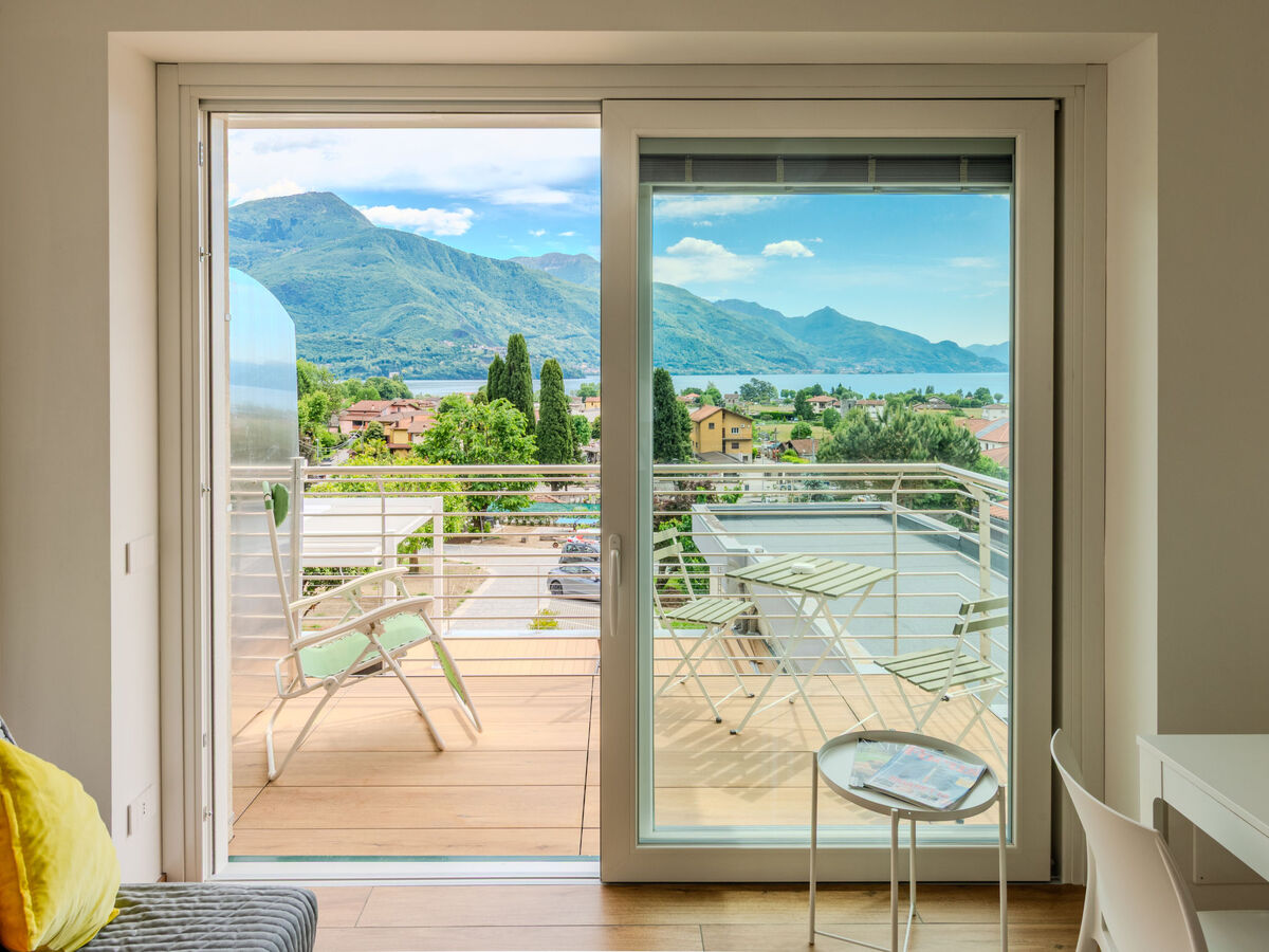 Studio Luccio avec vue panoramique lac à Gravedona - Photo 4