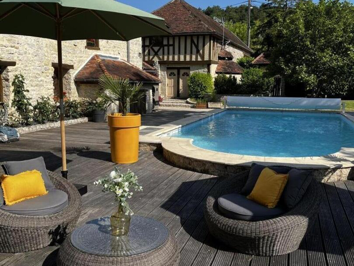 Gîte en Pierre 9 pers. avec Piscine Chauffée et Terrain de Tennis - Photo 23
