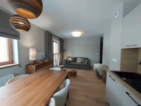 Appartement neuf 4 pers. à Valmorel - Parking & casier skis : photo 3