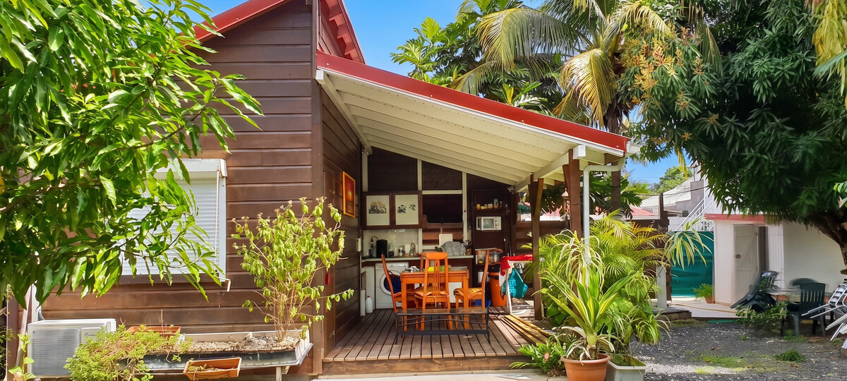 Maison climatisée Morne-À-l'Eau, jardin et terrasse - Photo 9