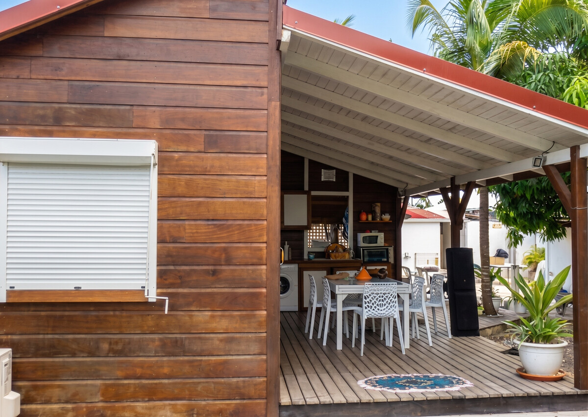Maison climatisée Morne-À-l'Eau, jardin et terrasse - Photo 14