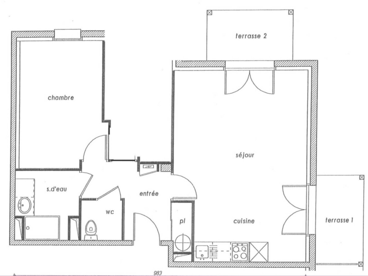 Appartement 51m² avec terrasse et vue montagnes à Luchon - Photo 15