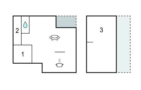 Maison 3 chambres avec piscine à 400 m de la plage : photo 31