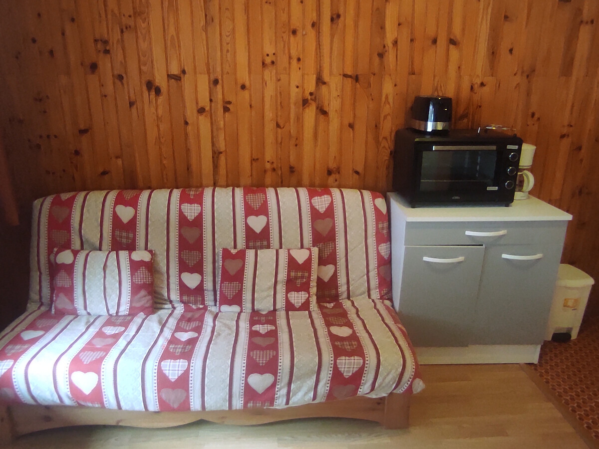 Studio cabine 4 pers Super Besse, 50 m des pistes - Photo 2