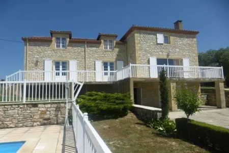 Villa Marguerite : maison 19 personnes avec piscine à Monségur : photo 5