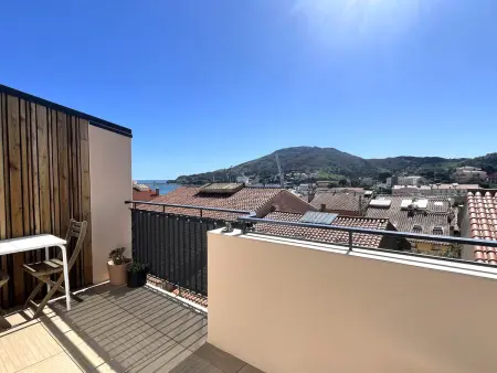 Location appartement à Port Vendres, T2 avec Terrasse au Cœur de Port-Vendres