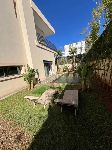Villa avec piscine privée chauffée et jardin, Marrakech : photo 14