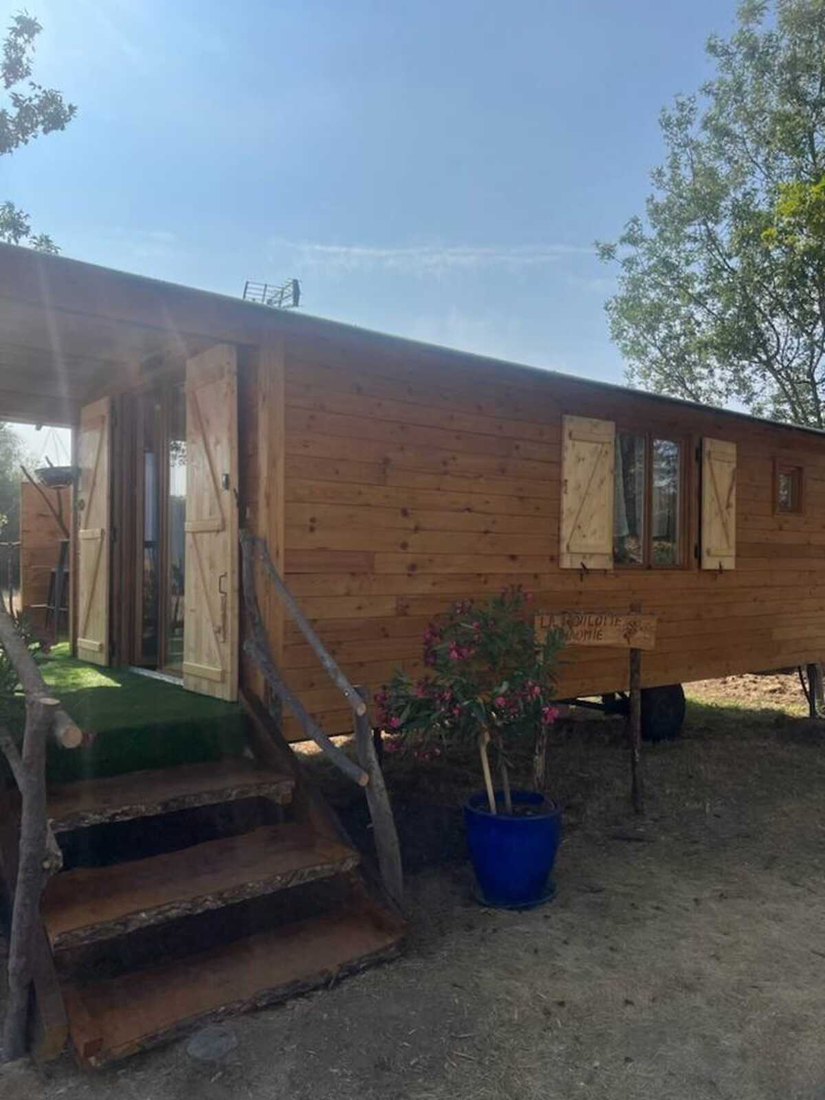 Bungalow avec jacuzzi à Cabariot, 3 personnes - Photo 13