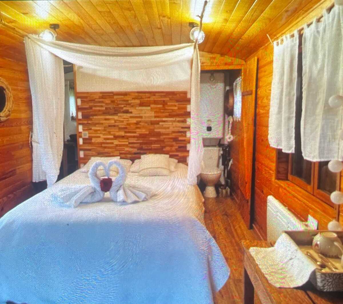 Bungalow avec jacuzzi à Cabariot, 3 personnes - Photo 28