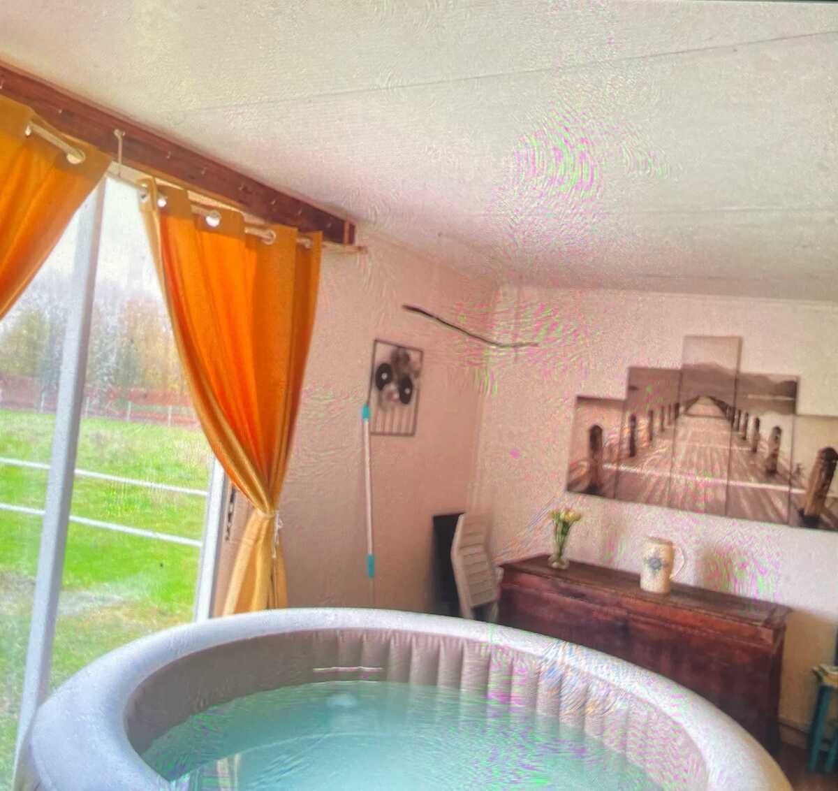 Bungalow avec jacuzzi à Cabariot, 3 personnes - Photo 29