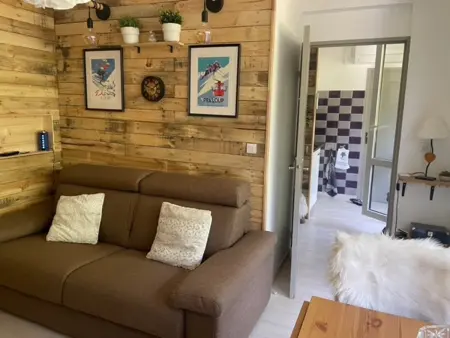 Location appartement à Pra Loup, Studio rénové 24m² avec balcon à Pra-Loup 1500