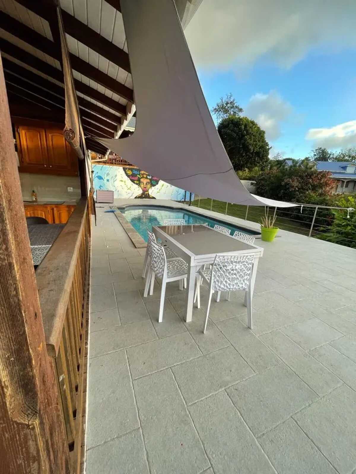 Studio 26 m² avec piscine privée à Vieux-Habitants - Photo 3