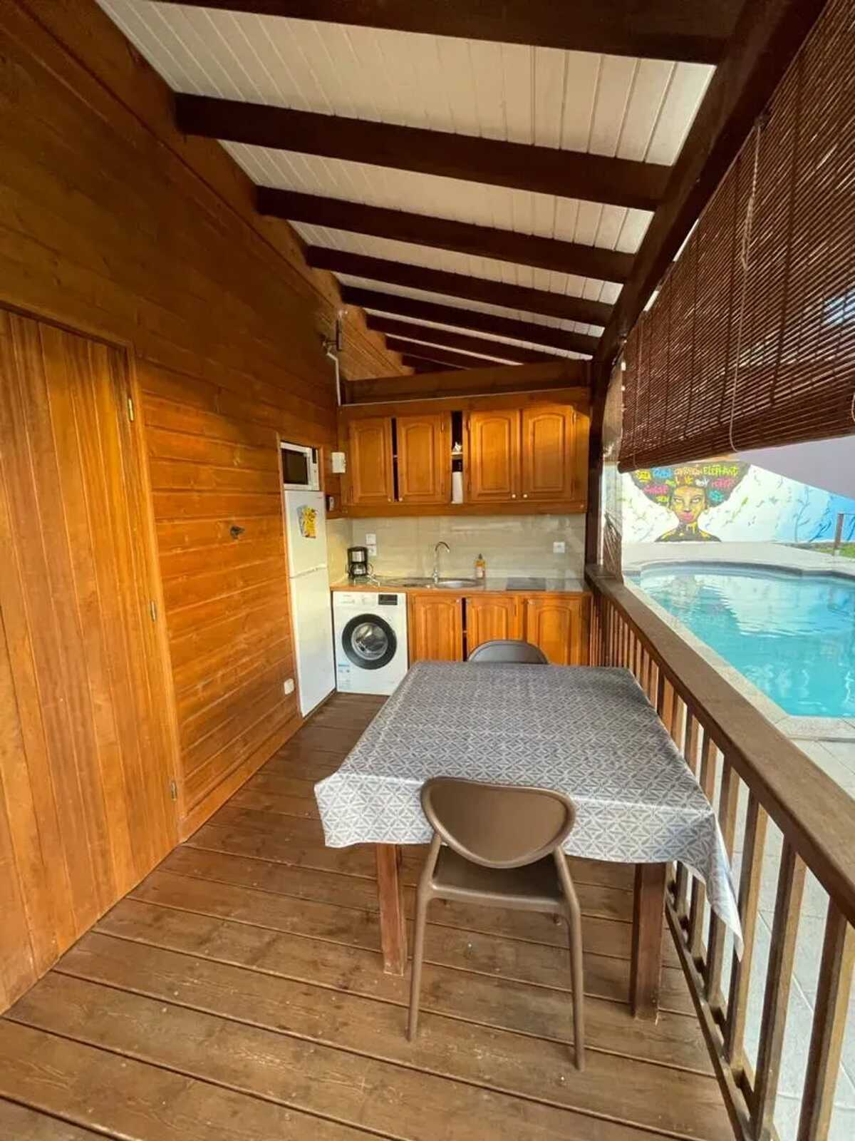 Studio 26 m² avec piscine privée à Vieux-Habitants - Photo 4
