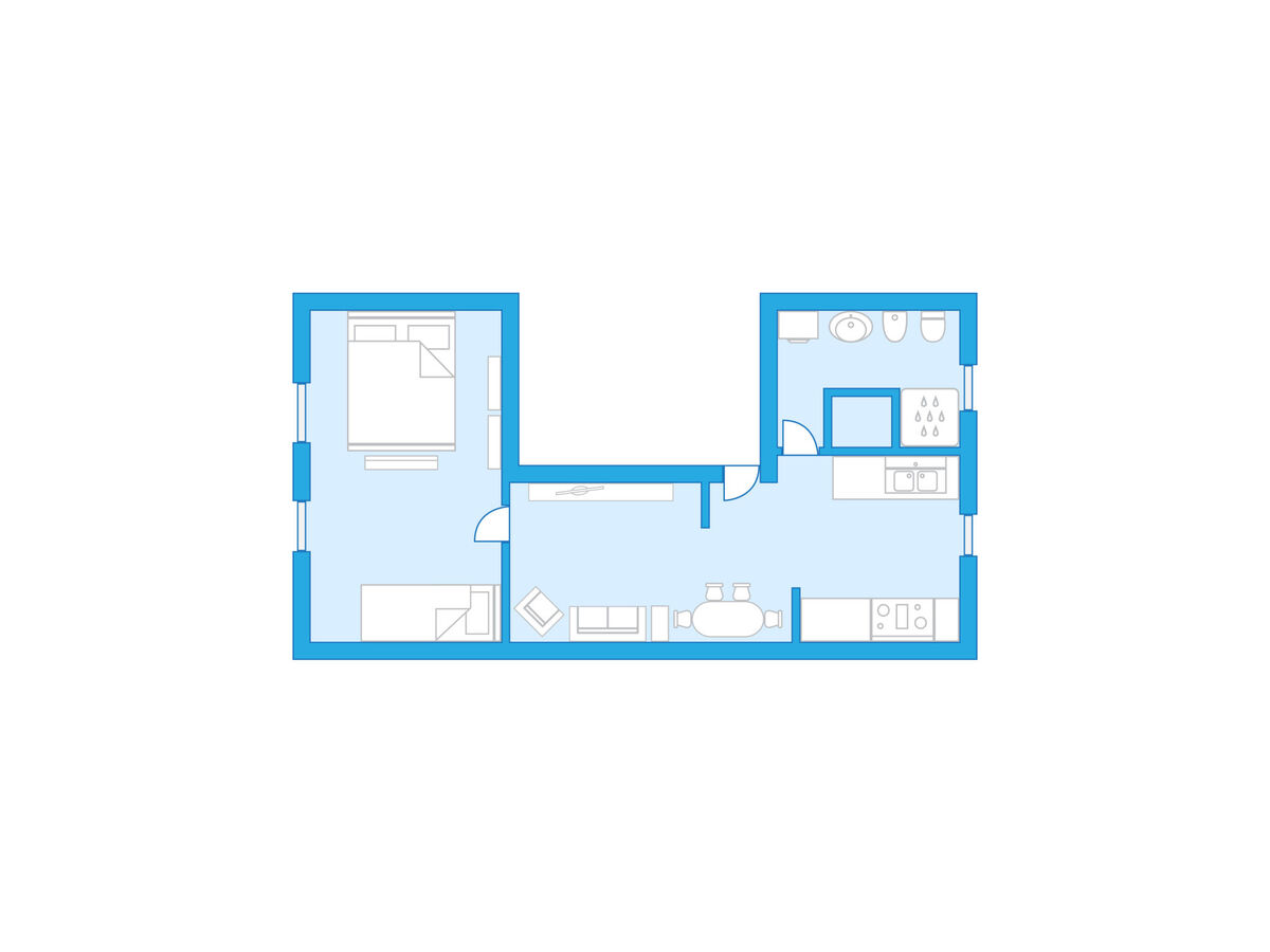Il Rifugio della Virtù, appartement à 700 m des pistes - Photo 18