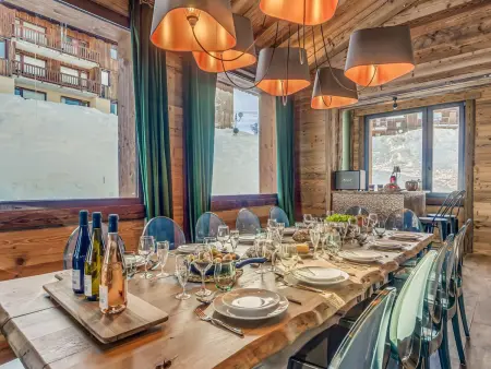 Location chalet à Plagne Villages, Chalet de luxe 5 étoiles, 7 suites, 14 personnes, services hôteliers