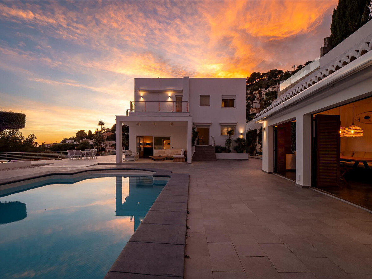 Villa 3 niveaux Moraira, piscine chauffée 12x5m, 6 pers. - Photo 19