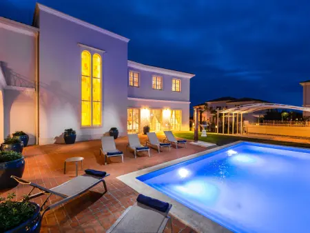 Villa Zara Tar : 4 chambres, piscine chauffée, vue mer : photo 34