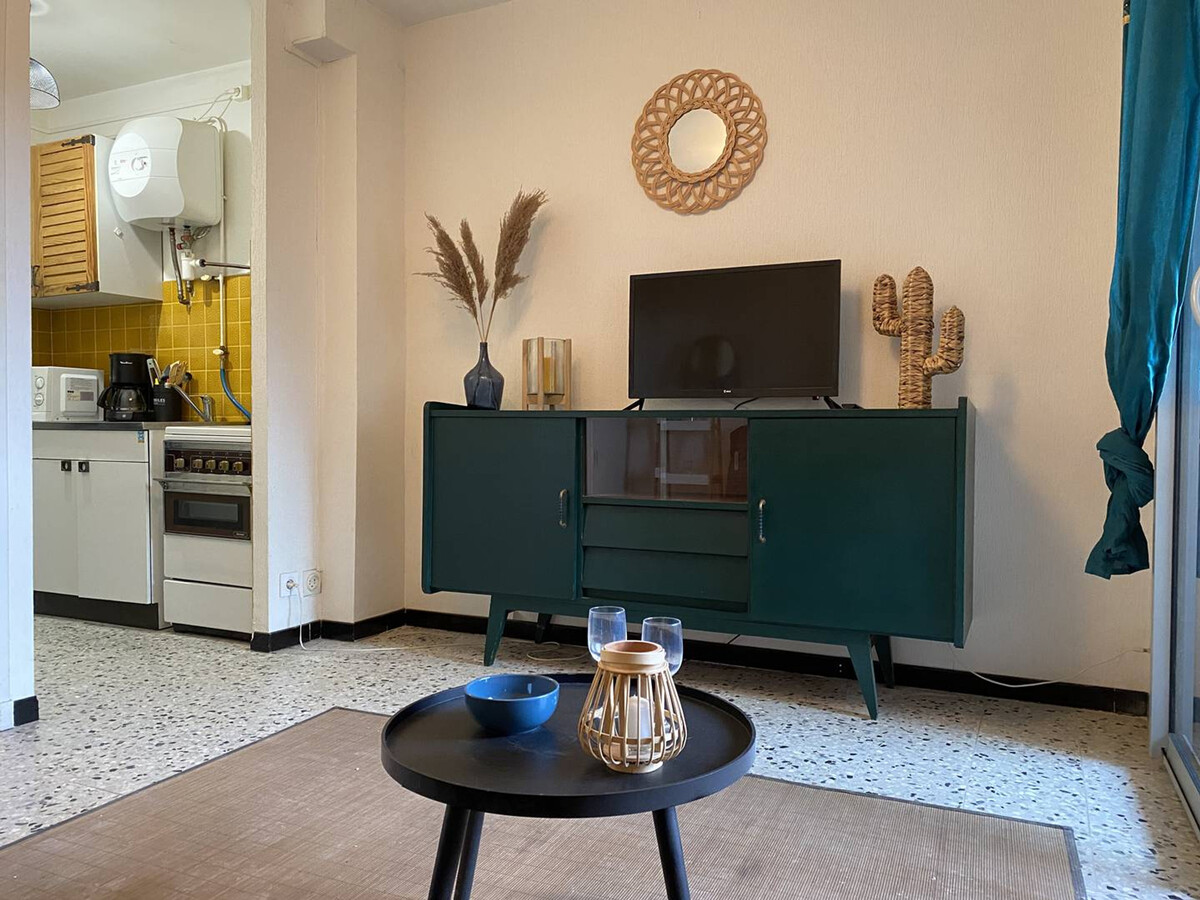 Studio 2 pers. avec parking privé au Port de Canet - Photo 6
