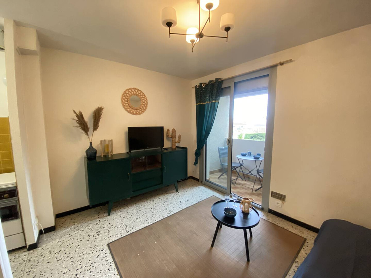 Studio 2 pers. avec parking privé au Port de Canet - Photo 8