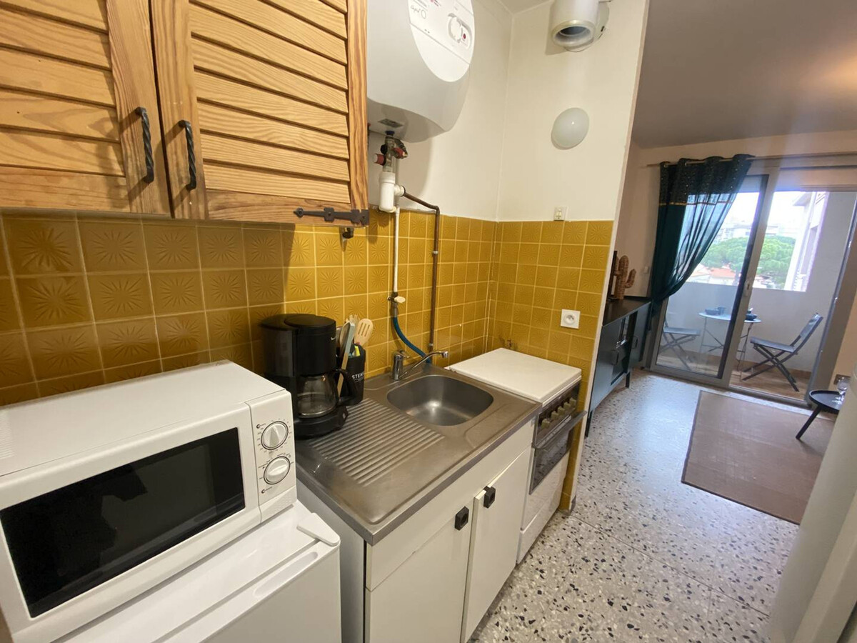 Studio 2 pers. avec parking privé au Port de Canet - Photo 12