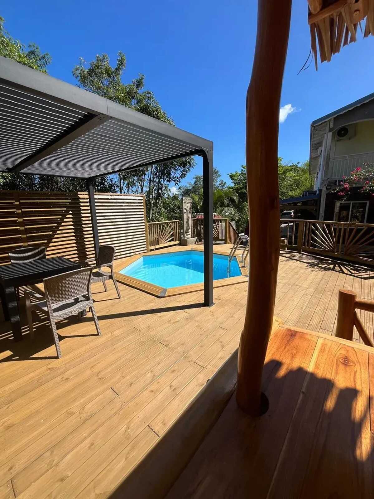 Appartement 60 m² avec piscine et vue mer à Deshaies - Photo 1