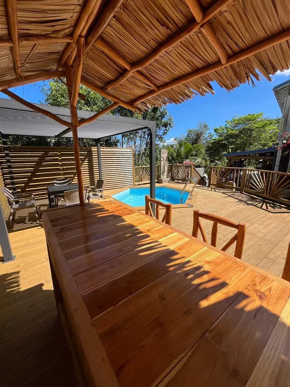 Appartement 60 m² avec piscine et vue mer à Deshaies - Photo 2