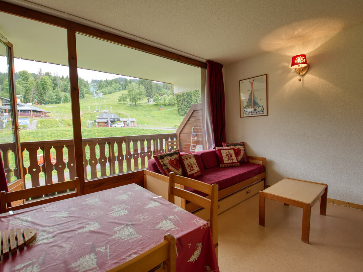 Appartement 1 chambre vue pistes, balcon sud à Morillon - Photo 2