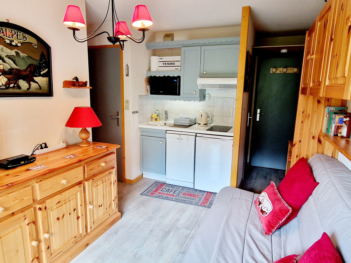 Studio cabine 23 m² La Plagne Montalbert, accès direct pistes - Photo 1