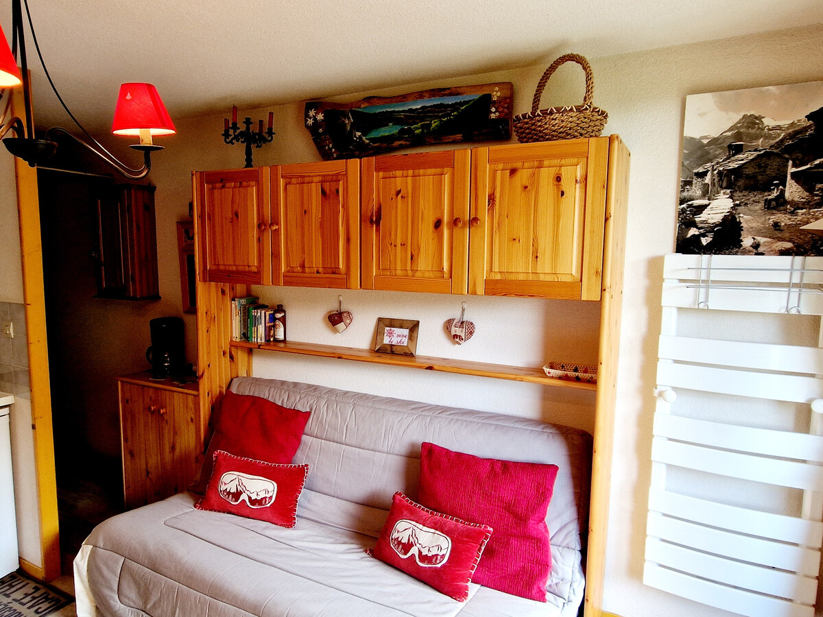 Studio cabine 23 m² La Plagne Montalbert, accès direct pistes - Photo 4