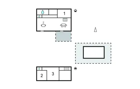 Maison en pierre avec piscine à Montcabrier : photo 17