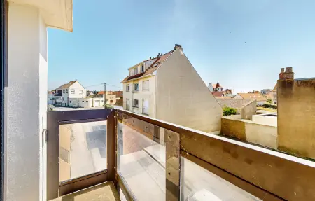 Studio vue mer à Ambleteuse, 15 m de la plage : photo 7