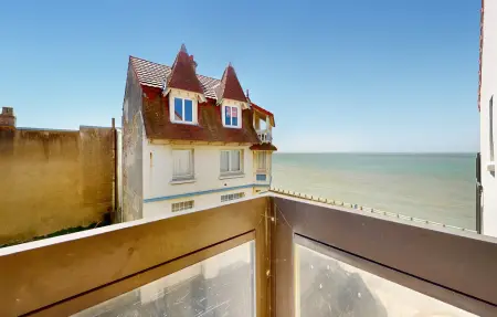Studio vue mer à Ambleteuse, 15 m de la plage : photo 8