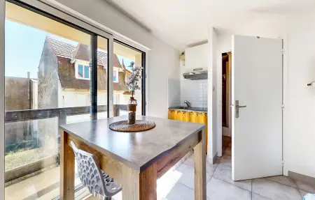 Studio vue mer à Ambleteuse, 15 m de la plage : photo 12