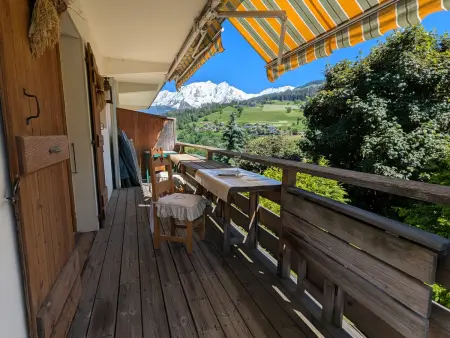 Appartement 4 pers. Combloux, vue Mont-Blanc, piscine : photo 12