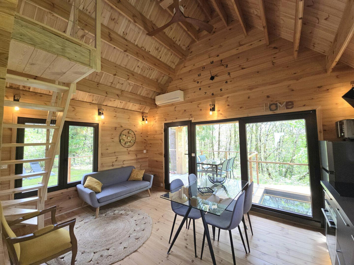 Chalet bois avec spa chauffé à Domme - Photo 5