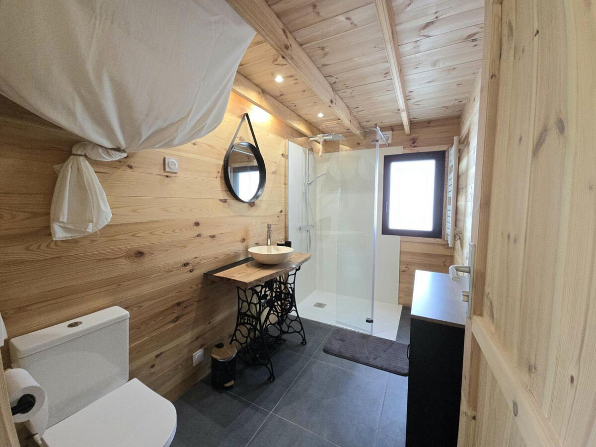 Chalet bois avec spa chauffé à Domme - Photo 6