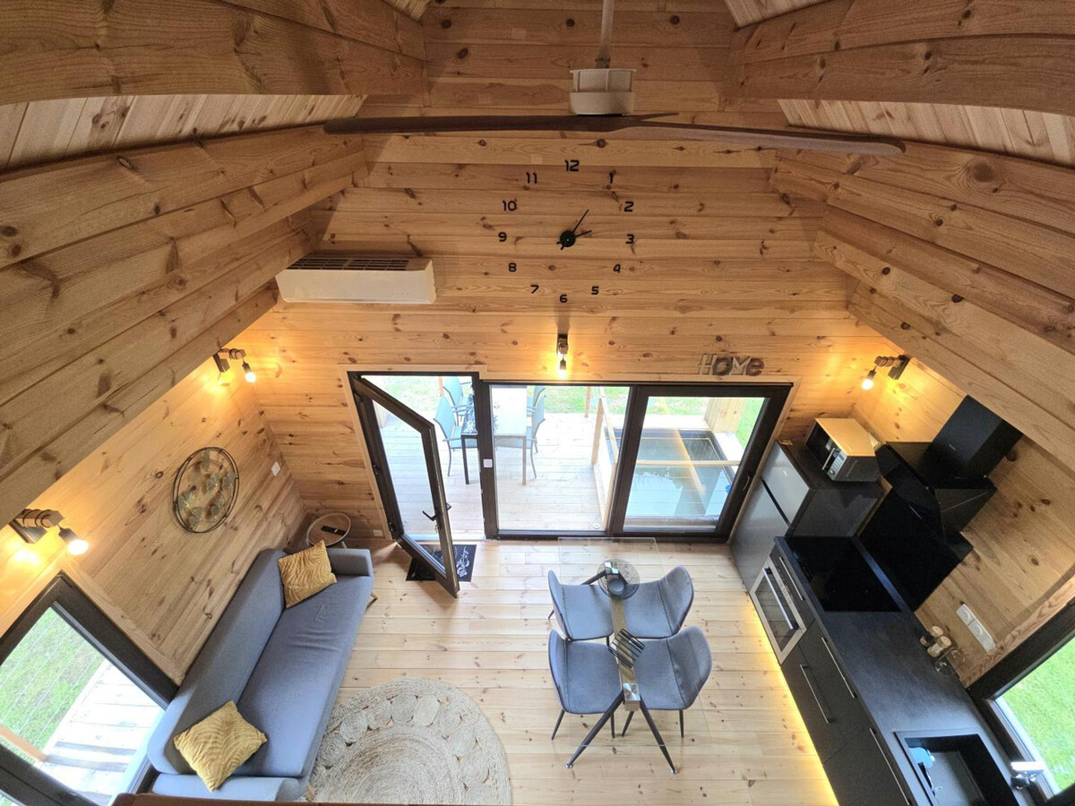Chalet bois avec spa chauffé à Domme - Photo 12