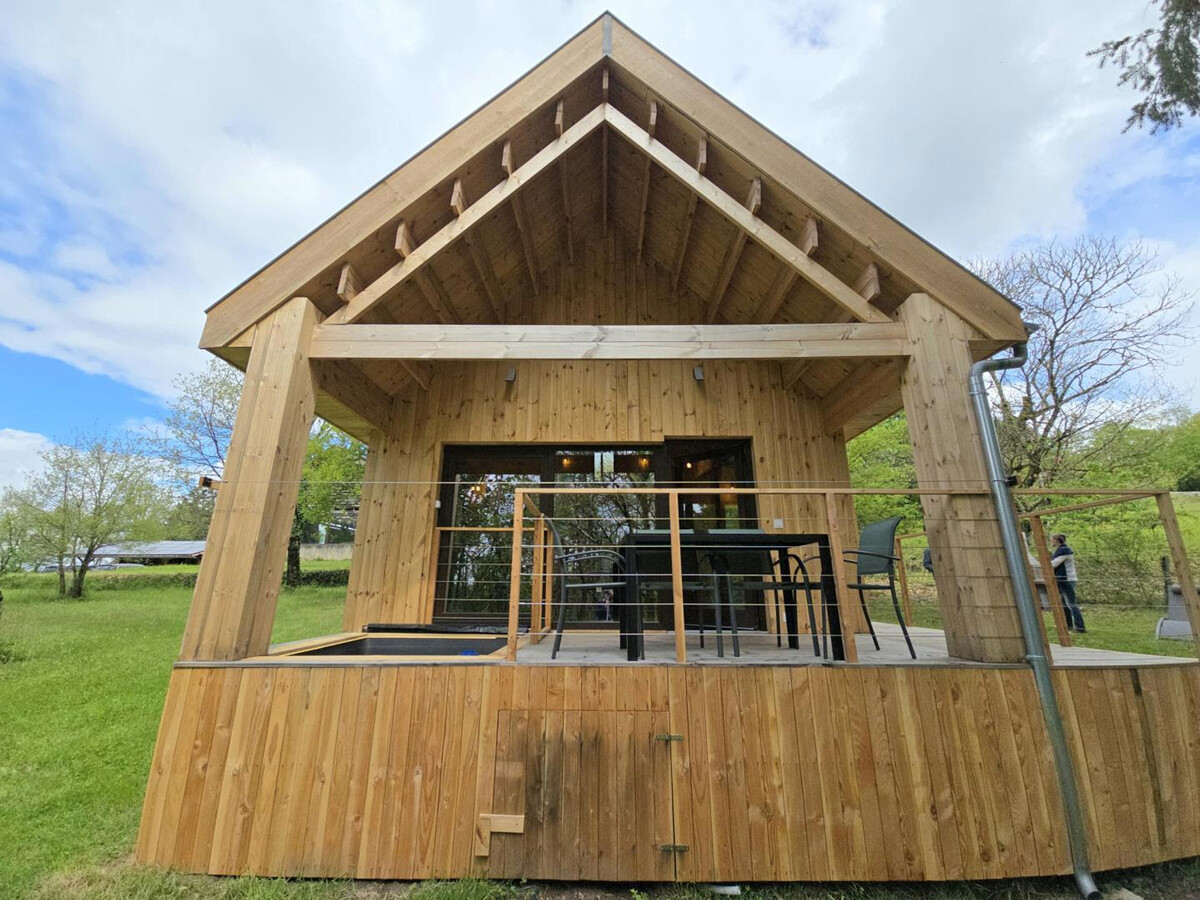 Chalet bois avec spa chauffé à Domme - Photo 14