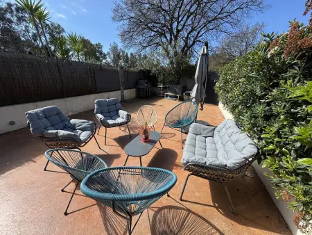 Location maison à La Croix Valmer, Maison de vacances à 100m de la plage pour 4 pers.