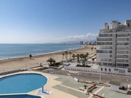 Appartement front de plage à Cullera, 1 chambre, piscine : photo 2