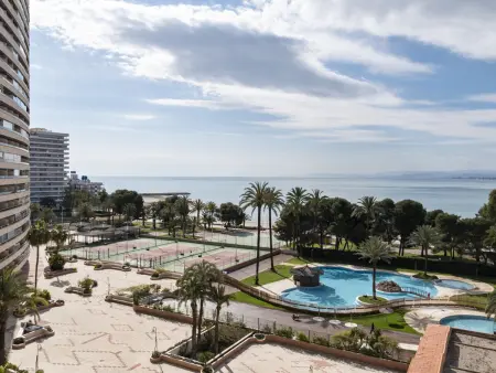 Location appartement à Cullera, Appartement familial 2 chambres avec piscine en bord de plage à Cullera