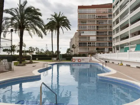 Location appartement à Cullera, Appartement familial en bord de mer avec piscine et parking