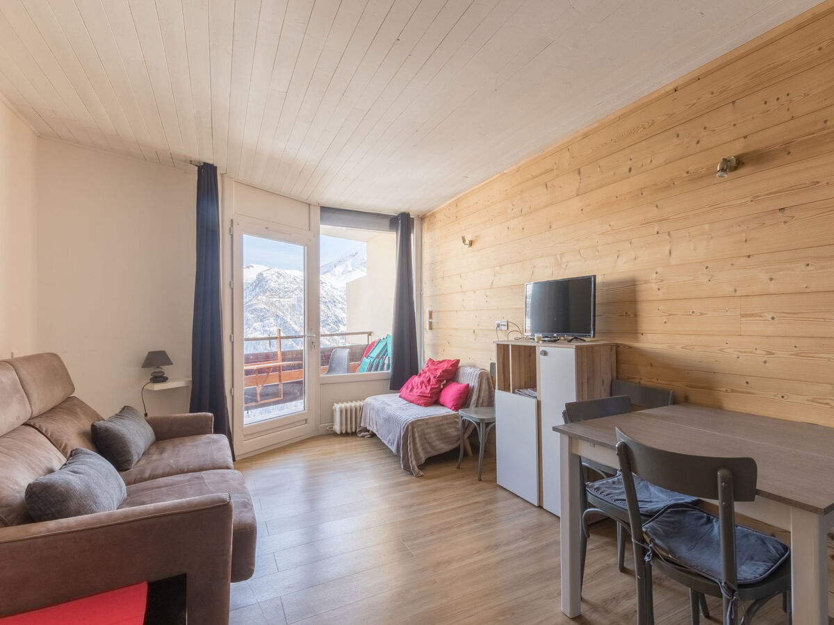 Studio Estaris 1 à Orcières-Merlette, vue pistes au 5e étage - Photo 1
