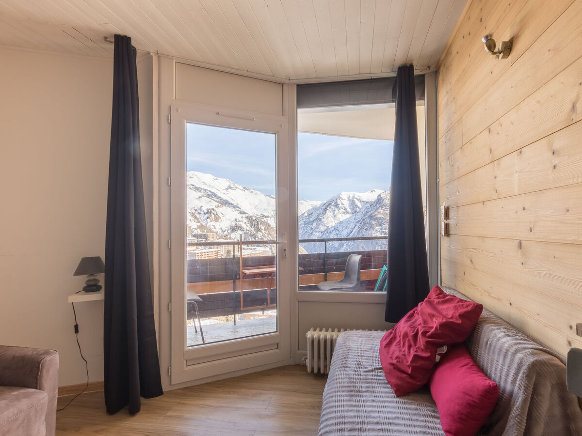 Studio Estaris 1 à Orcières-Merlette, vue pistes au 5e étage - Photo 5