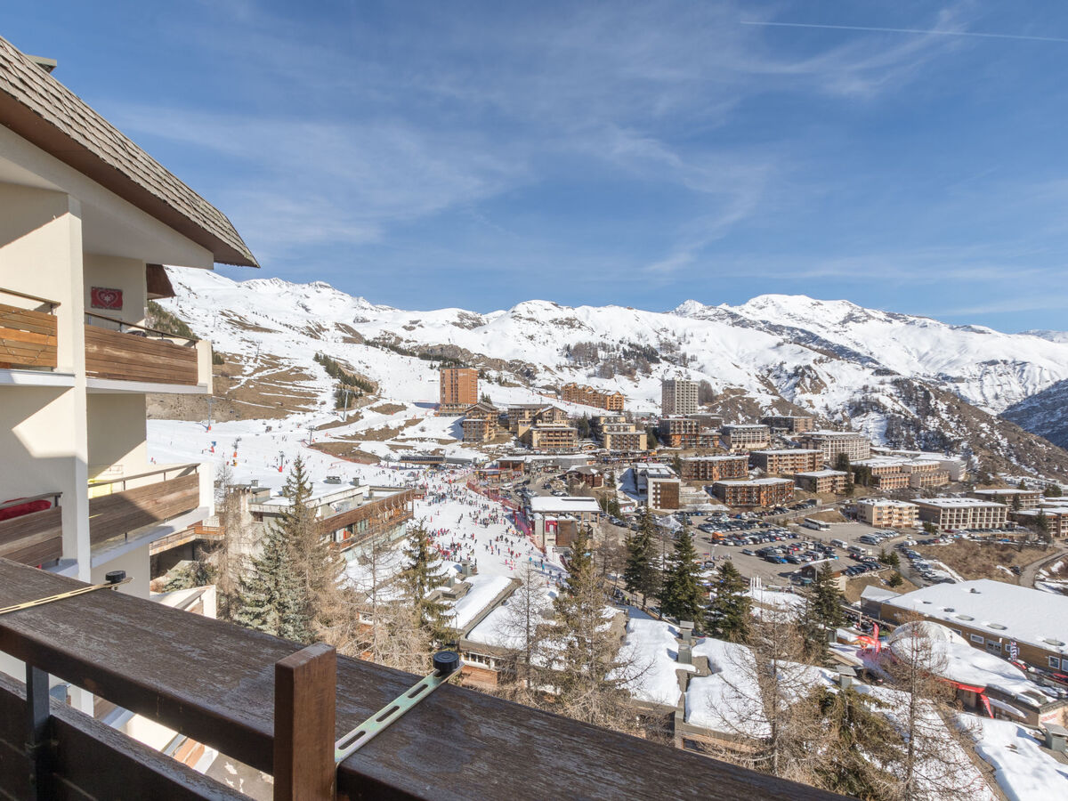 Studio Estaris 1 à Orcières-Merlette, vue pistes au 5e étage - Photo 11
