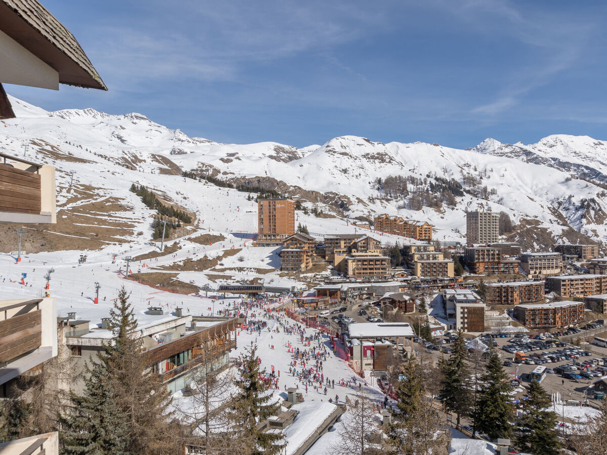 Studio Estaris 1 à Orcières-Merlette, vue pistes au 5e étage - Photo 12